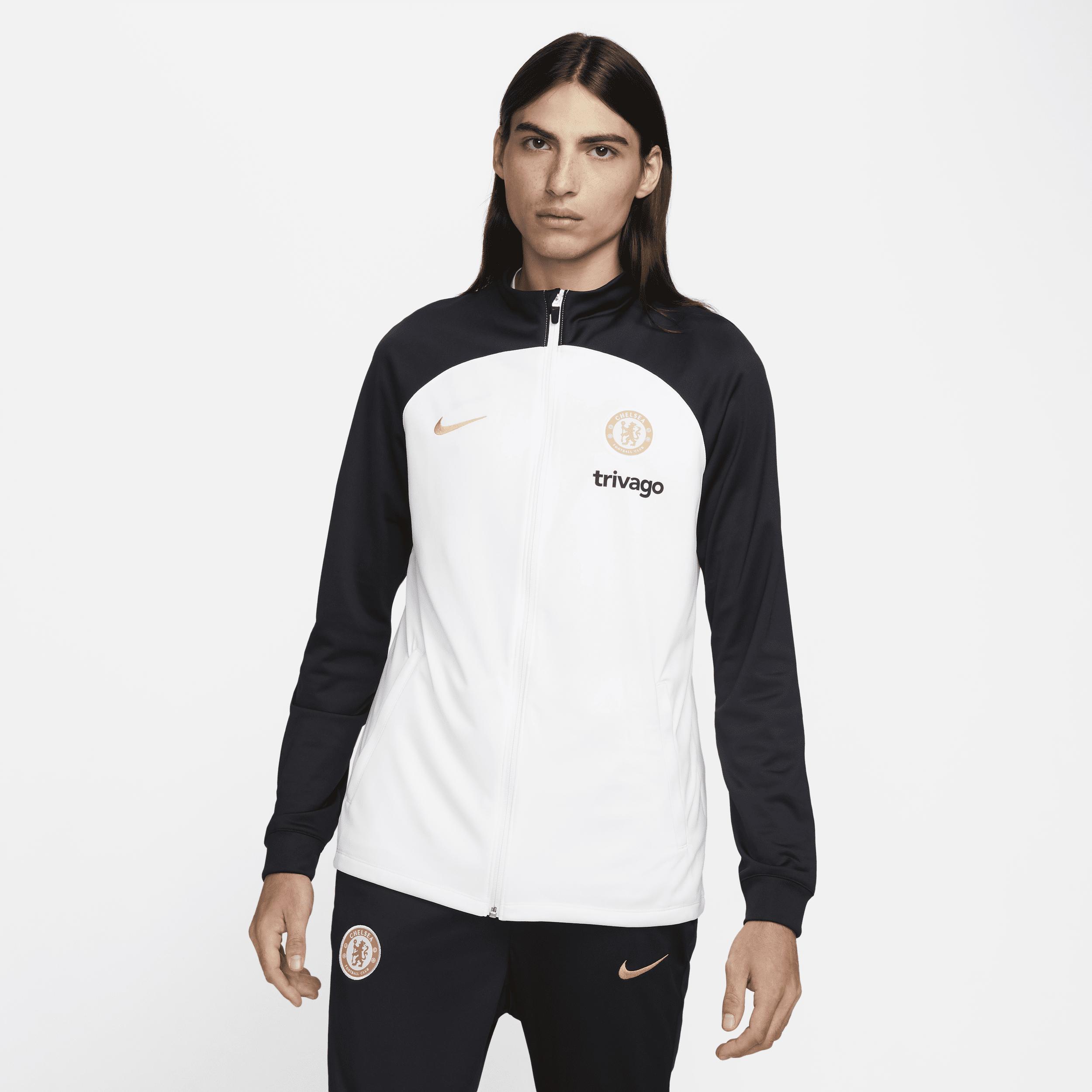 Mens Nike White Chelsea 2023/24 Strike Raglan Performance Full-Zip Track Jacket Product Image