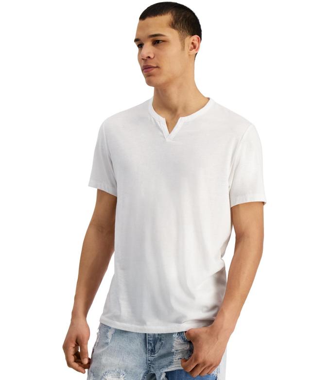 I.n.c. International Concepts Mens Split-Neck T-Shirt, Created for Macys Product Image