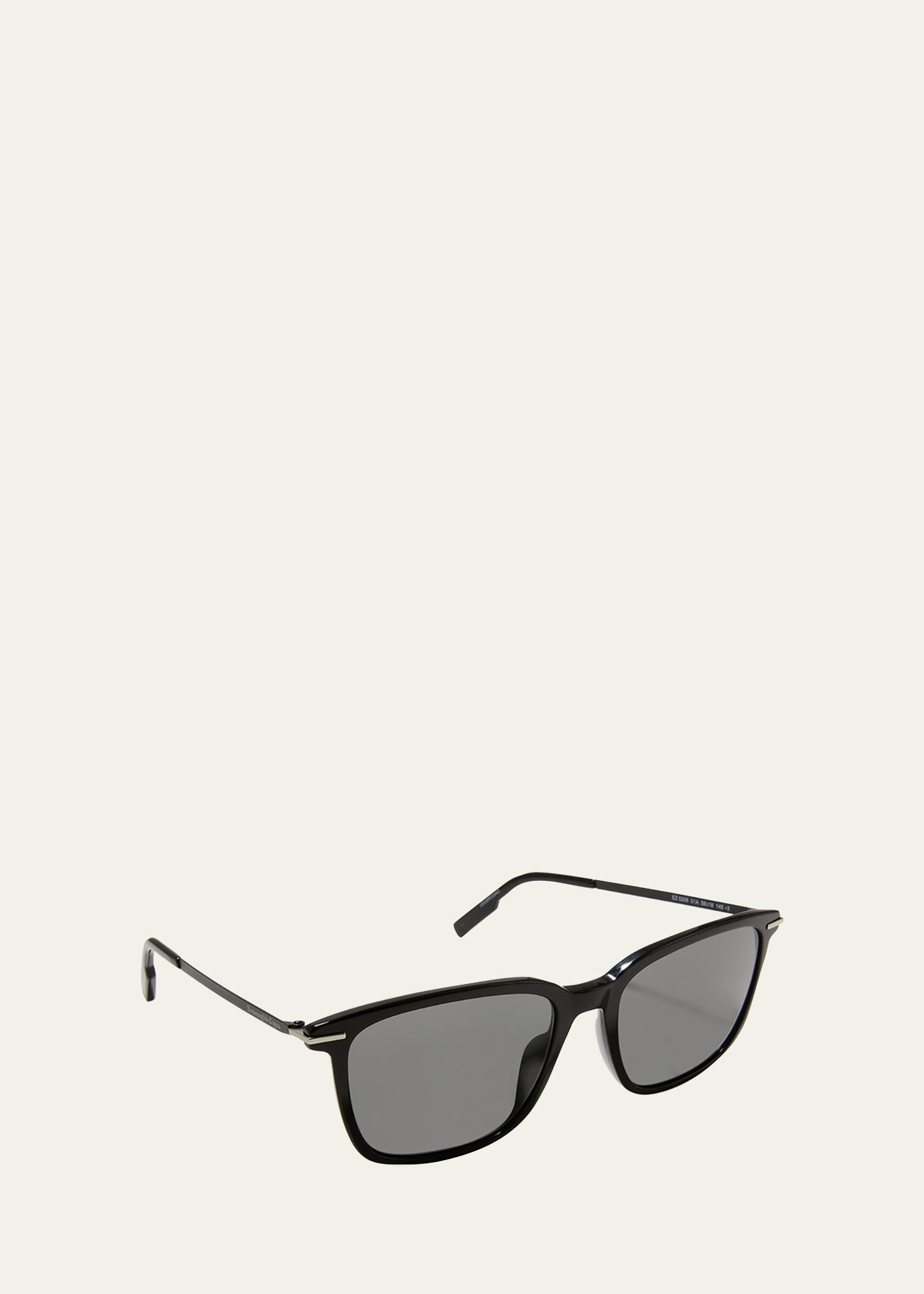 Mens Square 56MM Sunglasses Product Image