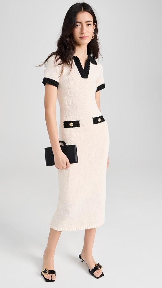 endless rose Crochet Knit Collared Dress | Shopbop Product Image