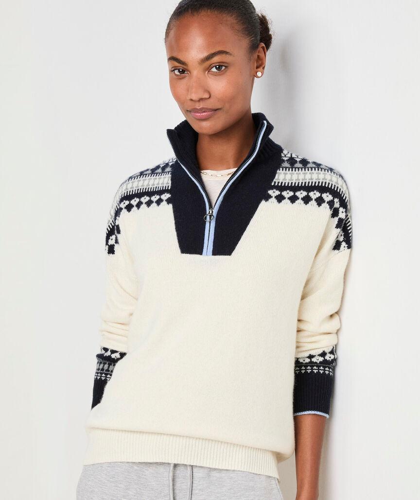 Quarter-Zip Sweater Product Image