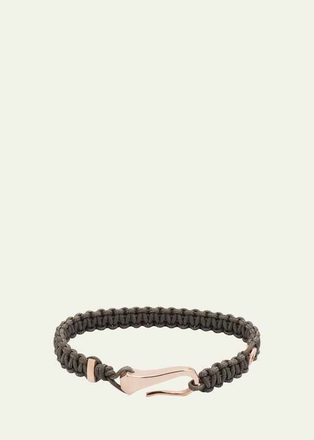 Mens Clou Macrame Cord Bracelet Product Image