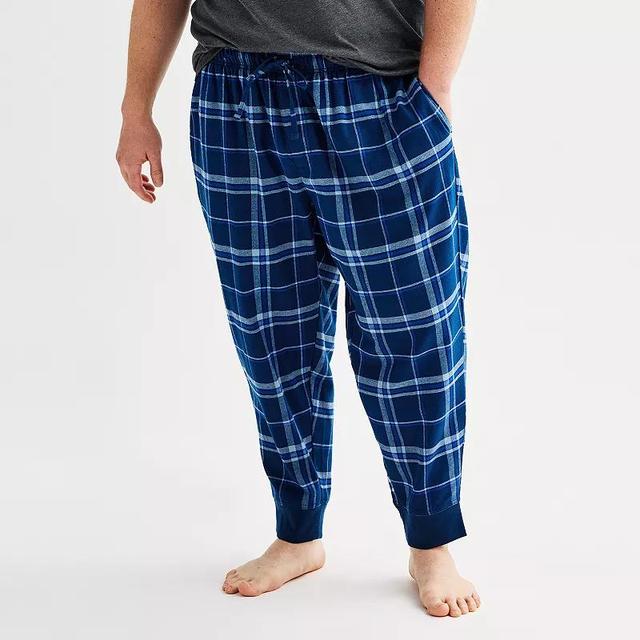 Big & Tall Sonoma Goods For Life Flannel Banded Bottom Pajama Pants, Mens Product Image