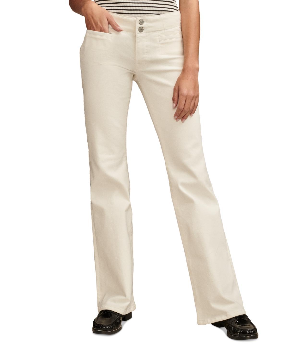 Lucky Brand Womens Mid-Rise Sweet-Flare Jeans Product Image