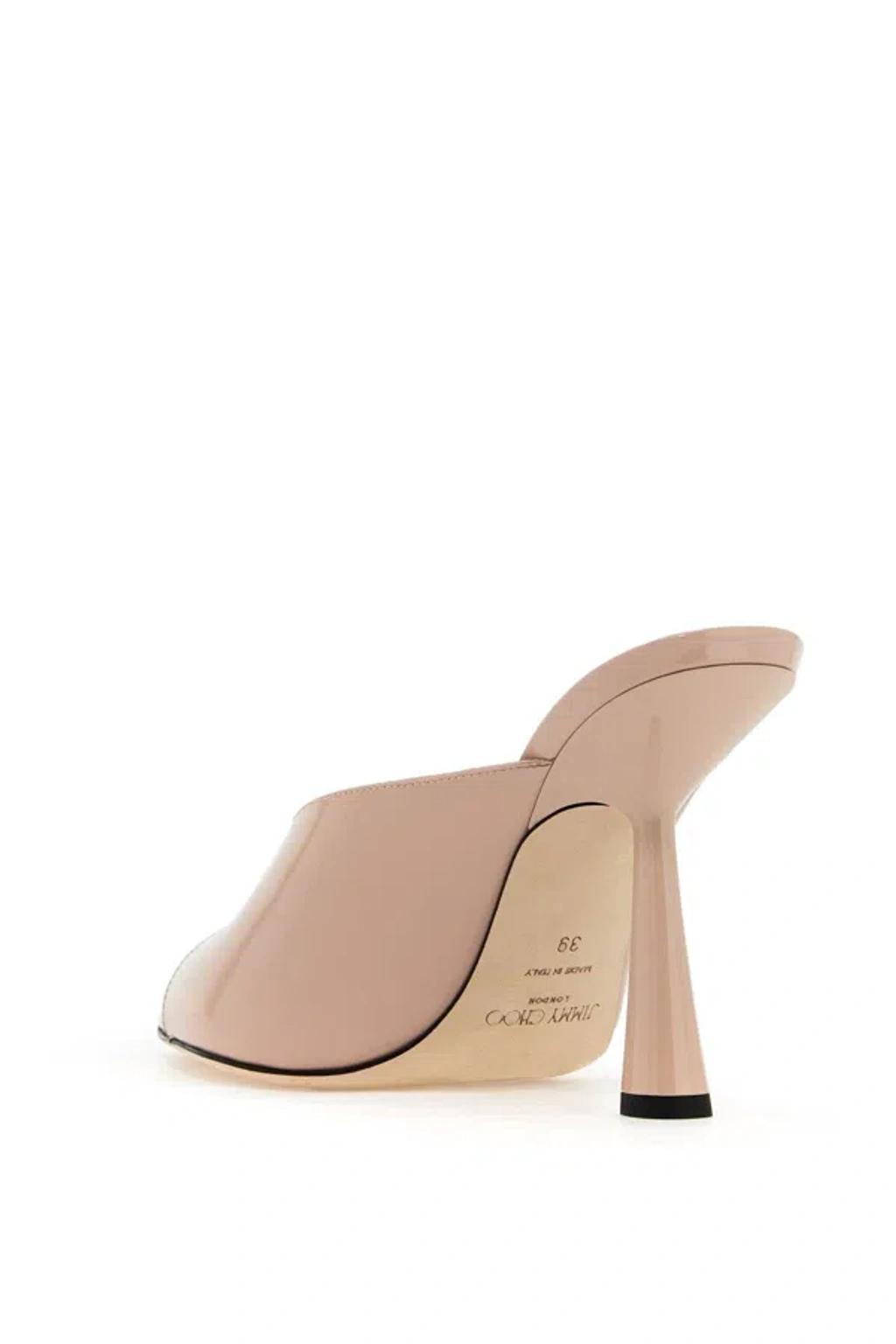 JIMMY CHOO Maryanne 100 Heeled Slippers In Rose Product Image