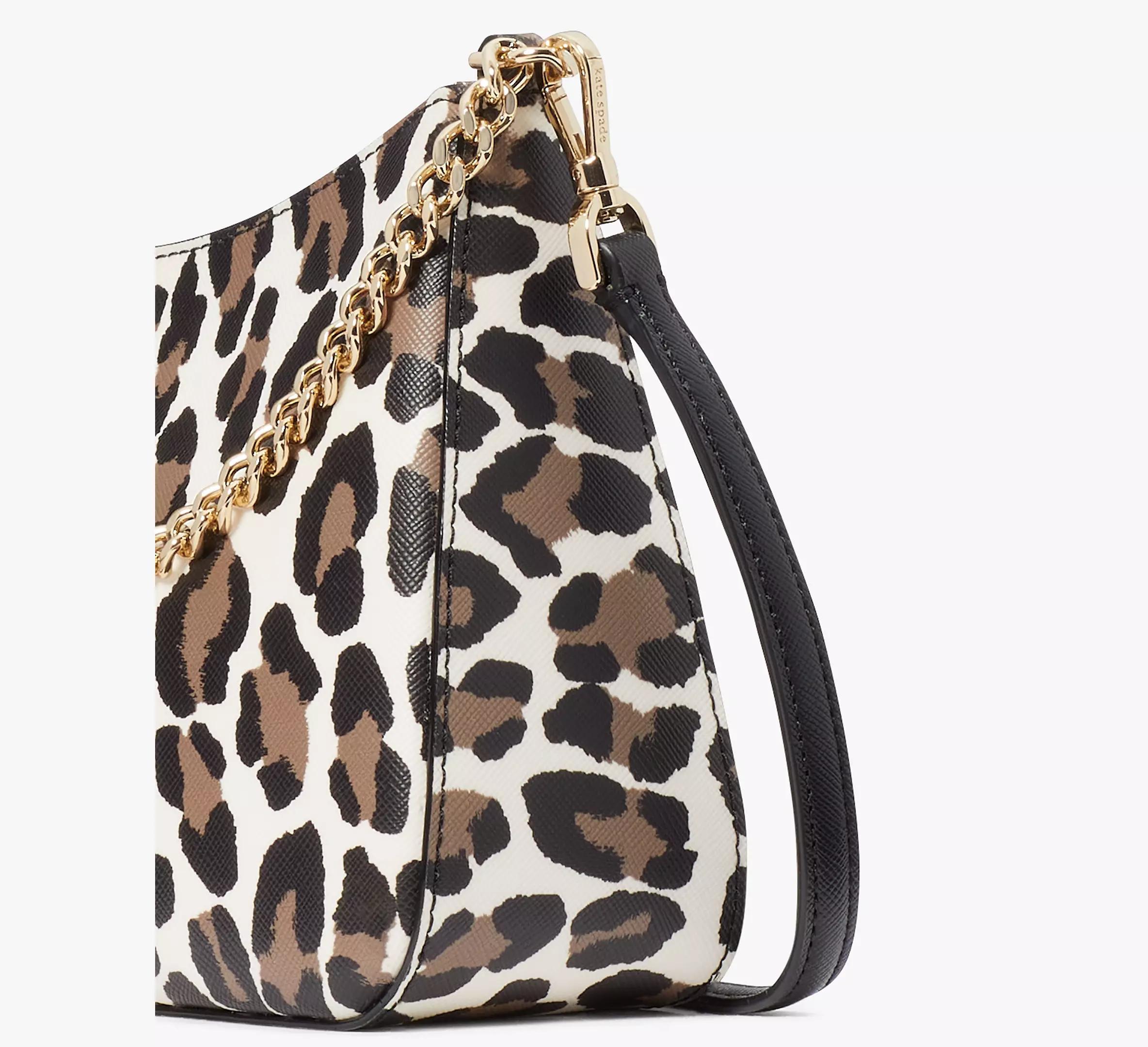 Madison Spotted Leopard Medium Convertible Crossbody Product Image