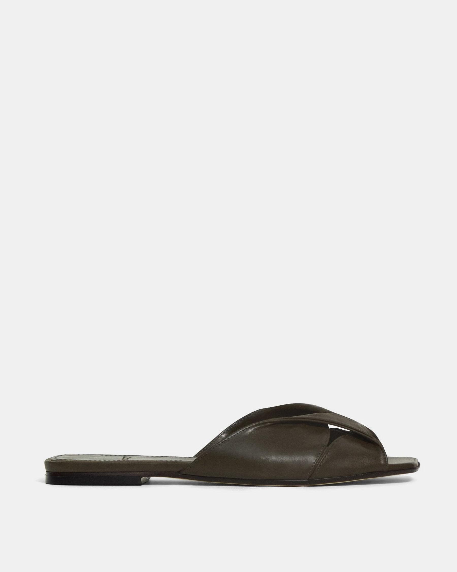 Twisted Sandal in Leather product image