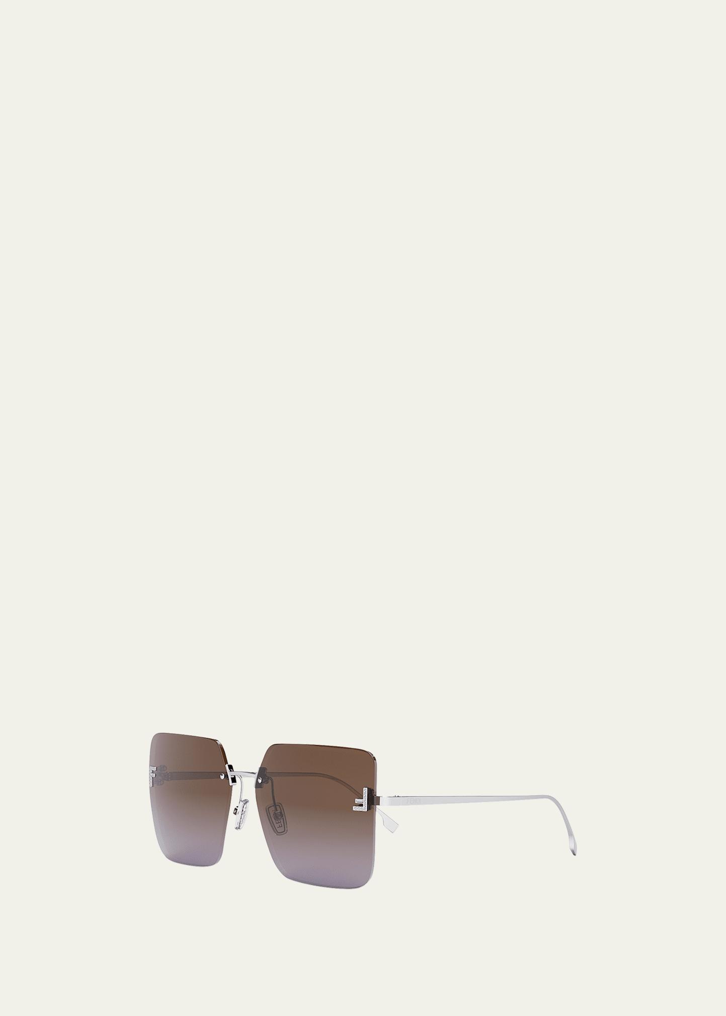 The Fendi First 59mm Geometric Sunglasses Product Image