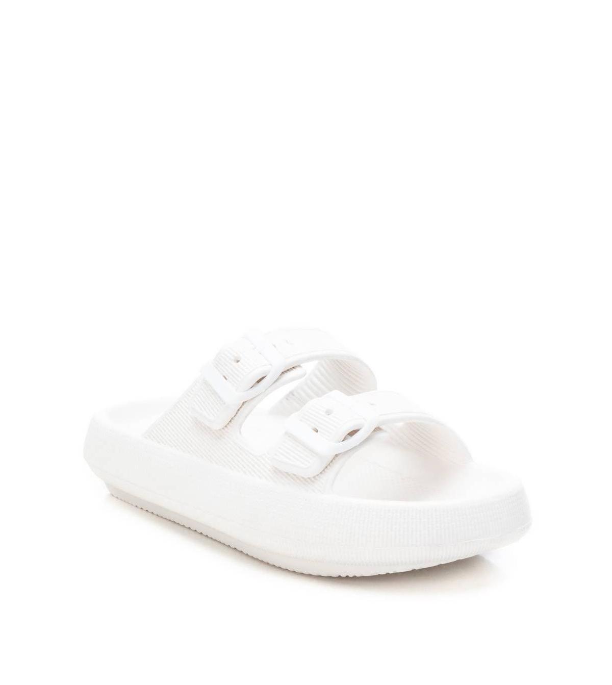 Xti Womens Rubber Flat Sandals By Xti White Product Image