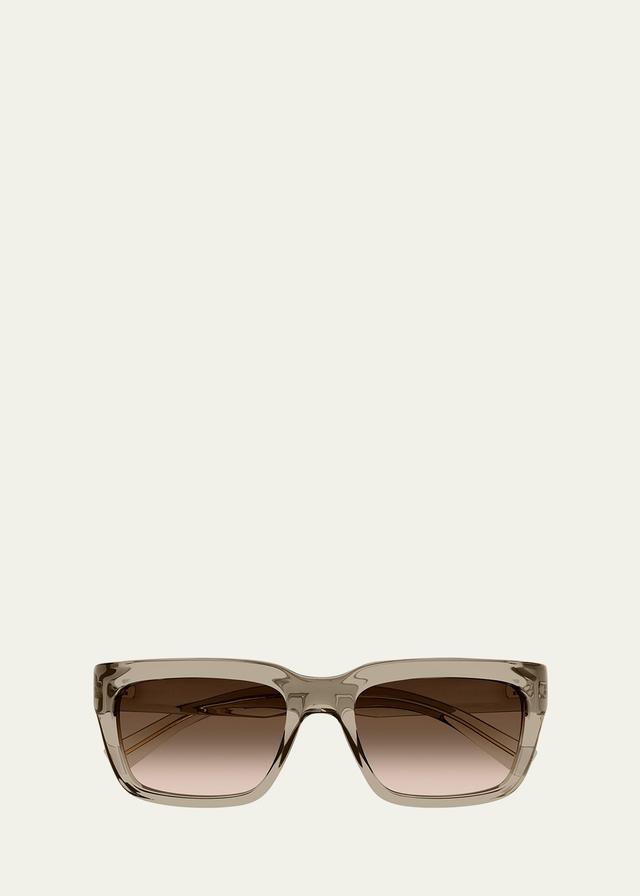 Mens Script 55MM Square Sunglasses Product Image