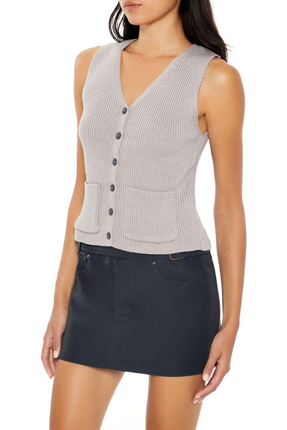 Patch Pocket Sweater Vest | Forever 21 Product Image