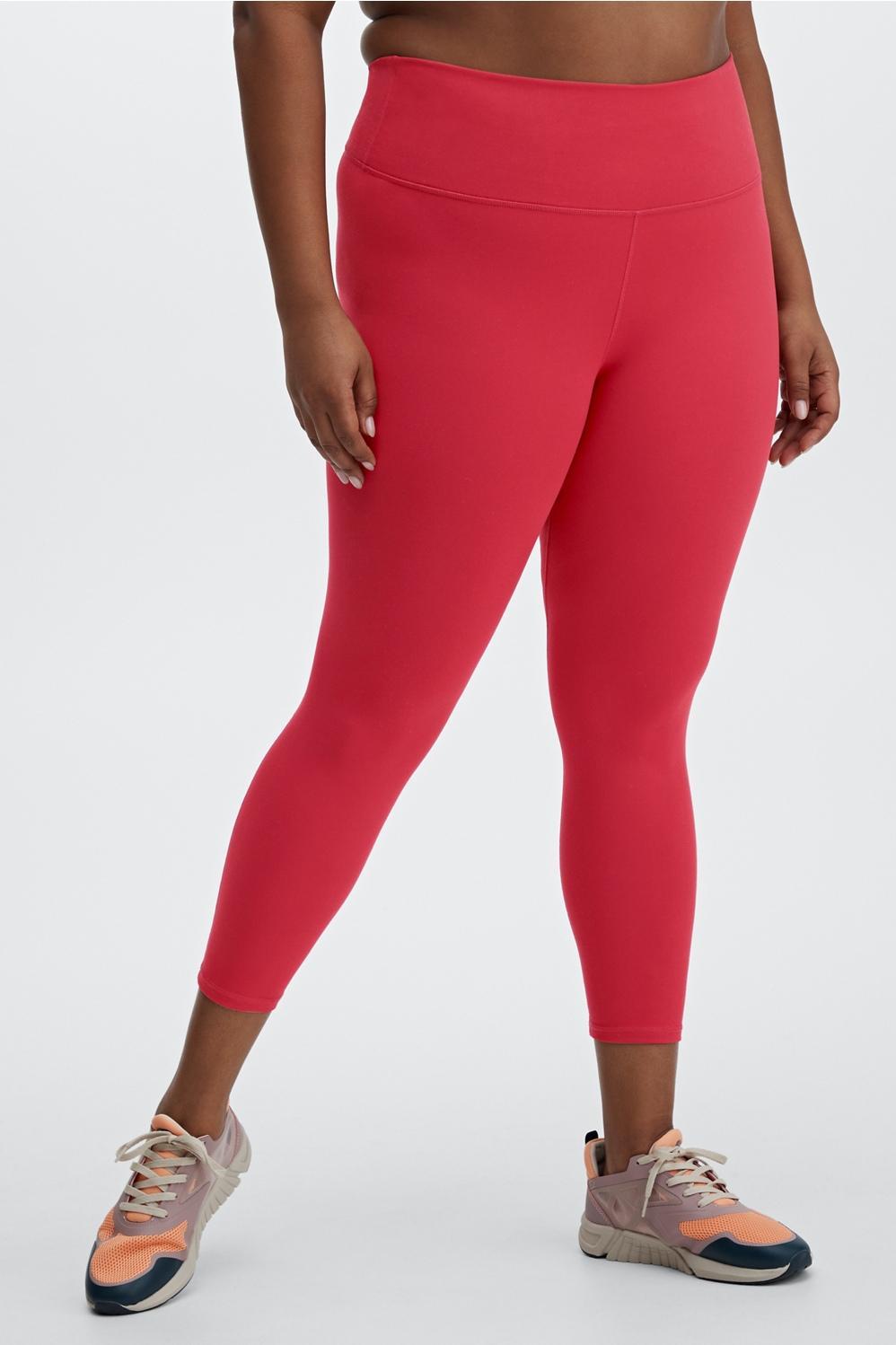 Fabletics Define High-Waisted 7/8 Legging Womens red Size M Product Image