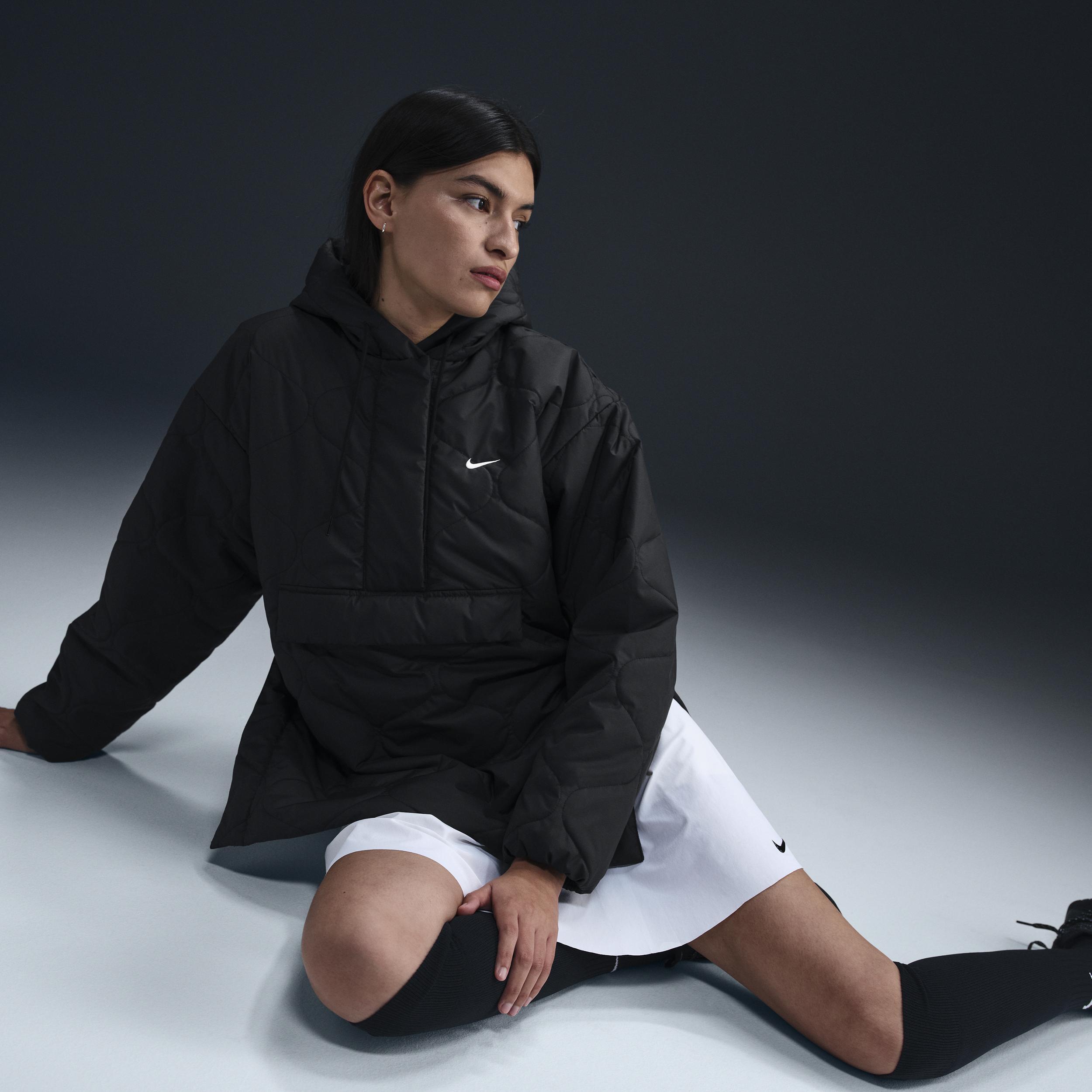 Womens Nike Sportswear Essential Quilted Anorak Jacket Product Image