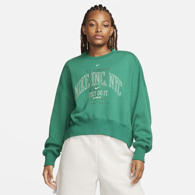 Women's Nike Sportswear Phoenix Fleece Over-Oversized Crew-Neck Graphic Sweatshirt Product Image