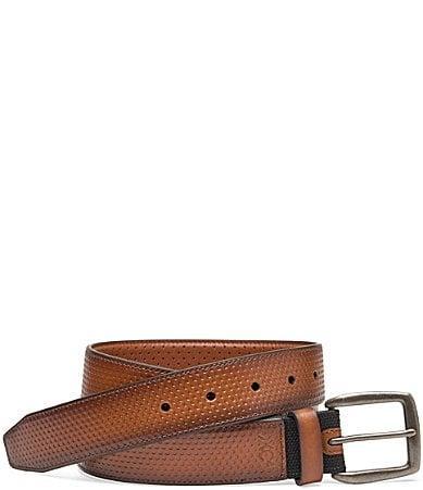 Johnston  Murphy Mens XC4 Burnished Perforated Belt Product Image