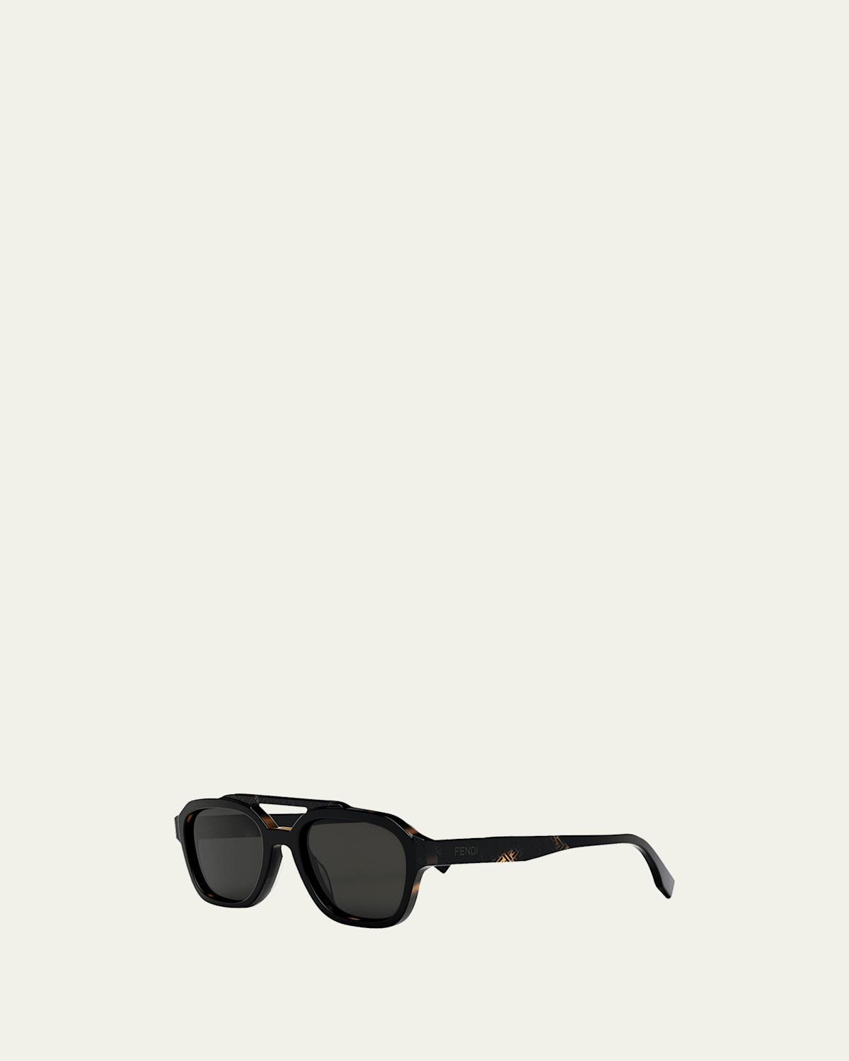 Mens Monogram Acetate Double-Bridge Sunglasses Product Image