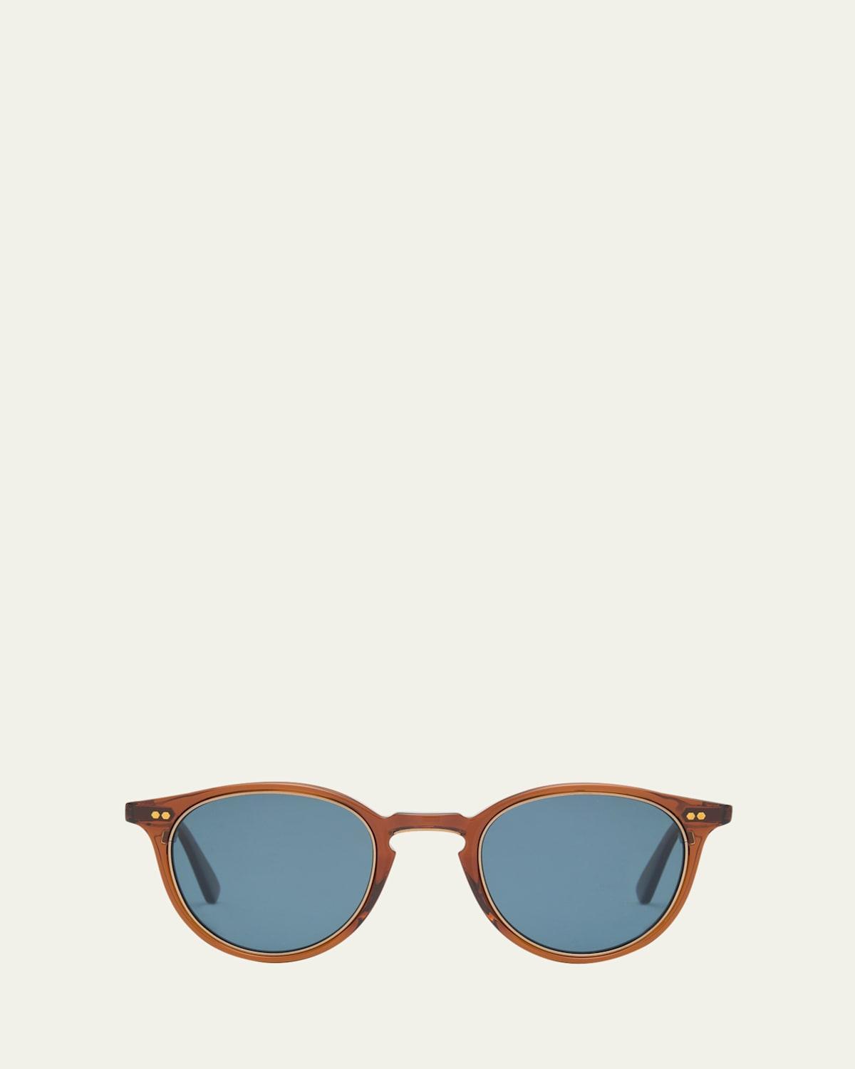 Mens Marmont II Polarized Acetate Round Sunglasses Product Image