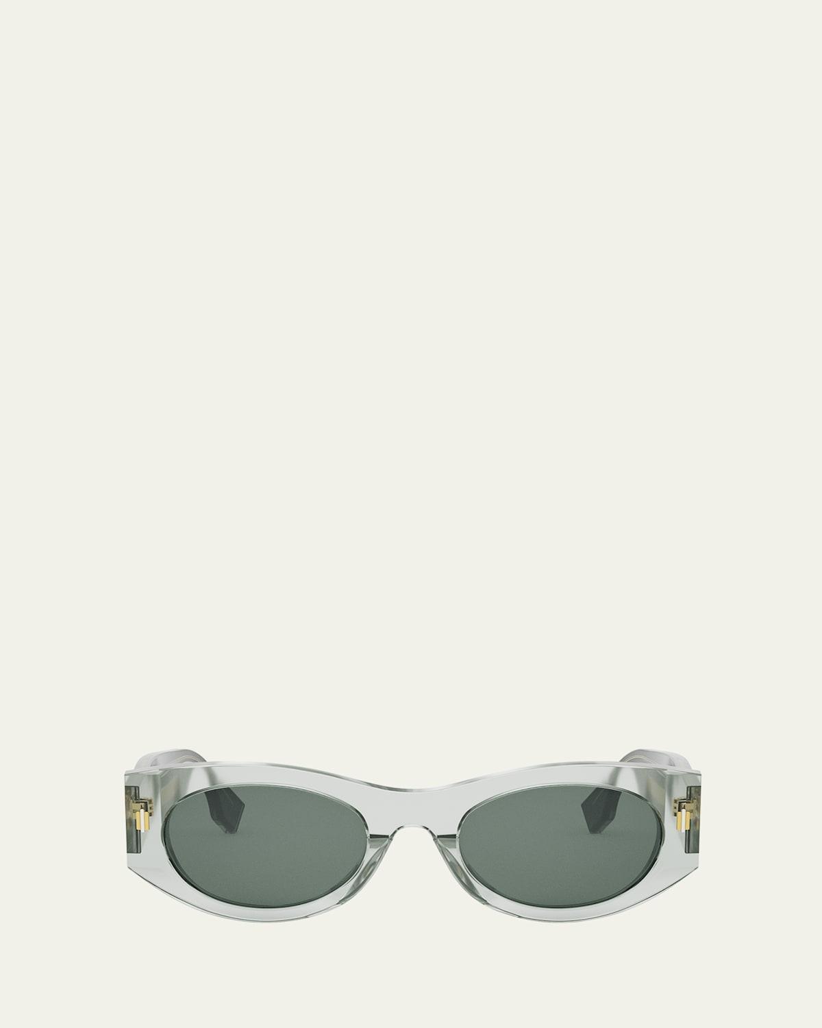 Fendi Roma Acetate Shield Sunglasses Product Image