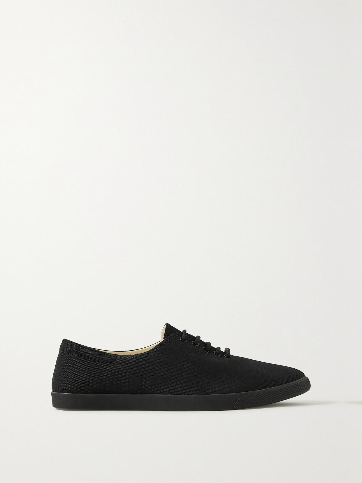 Sam Canvas Low-top Sneakers In Black Product Image