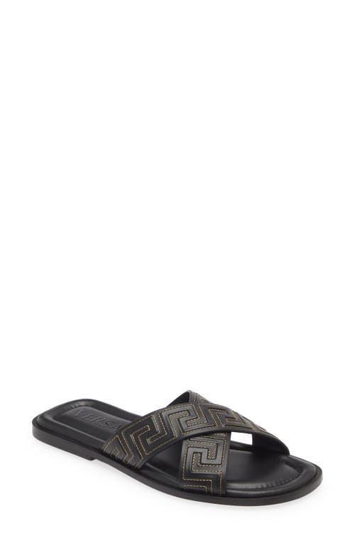 Versace Mens Greca Raised Key Strap Sandals Product Image