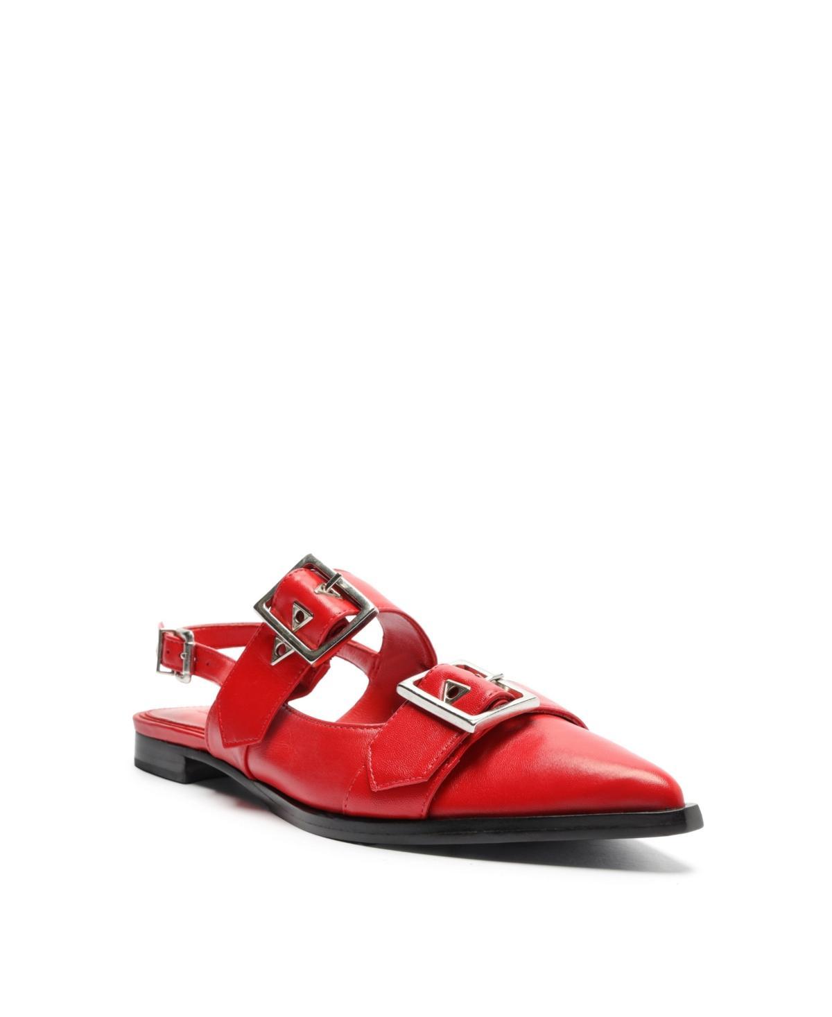 Womens Darla Sling Leather Flats Product Image