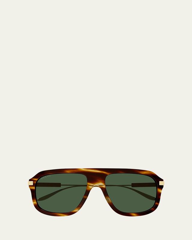 Mens Back To Web Pilot Recycled Acetate & Metal Sunglasses Product Image