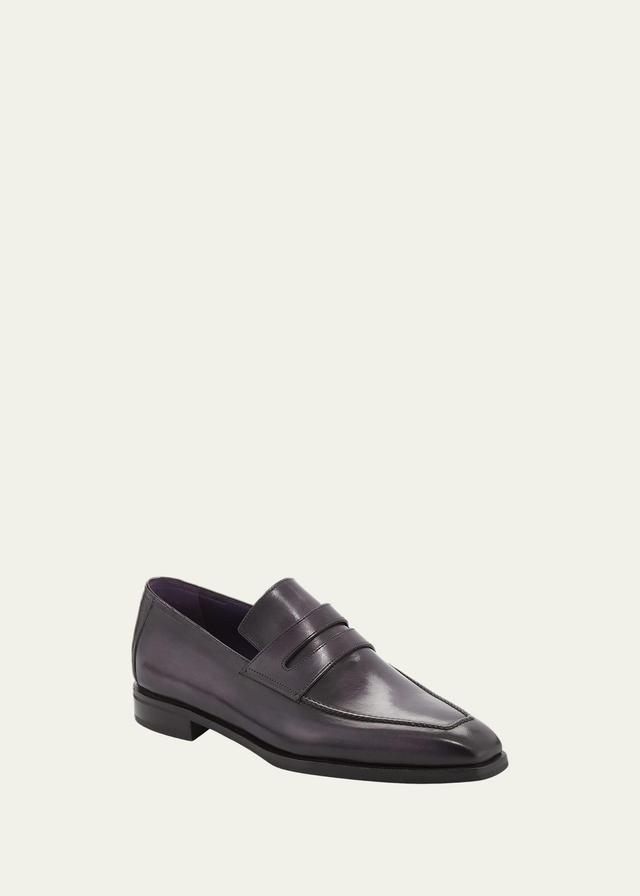 Mens Andy Leather Penny Loafers Product Image