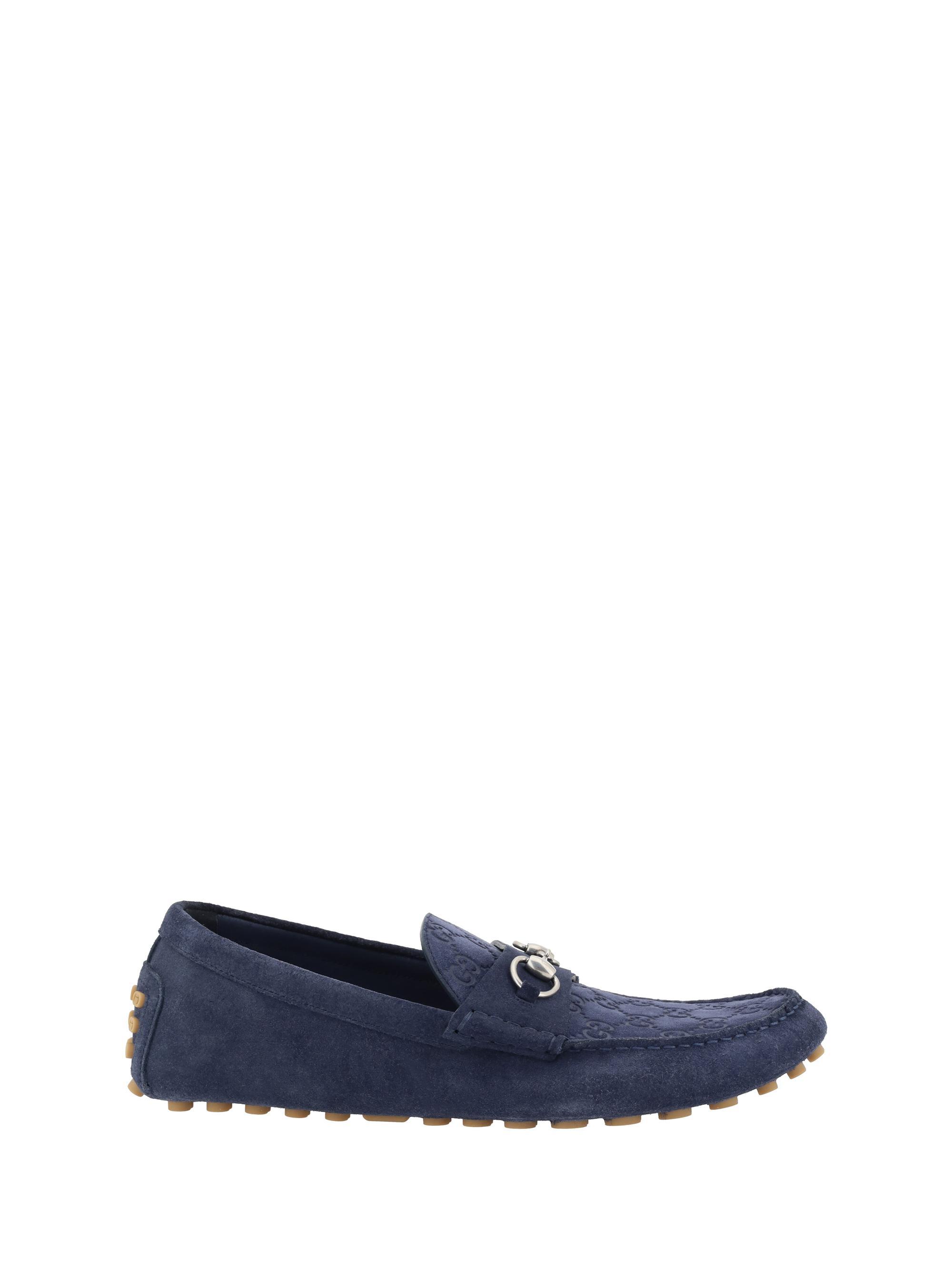 GUCCI Loafers In Blue Product Image