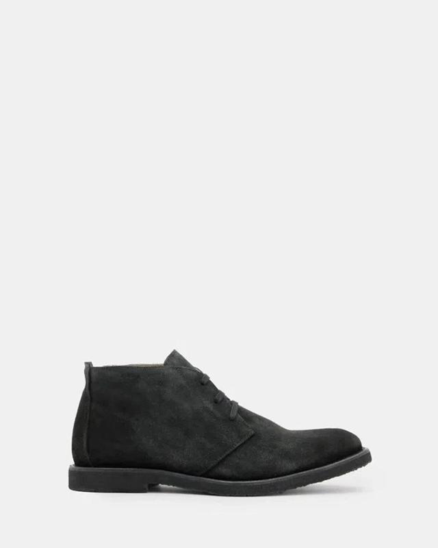 ALLSAINTS Bilton Lace Up Suede Chukka Boots In Black Product Image