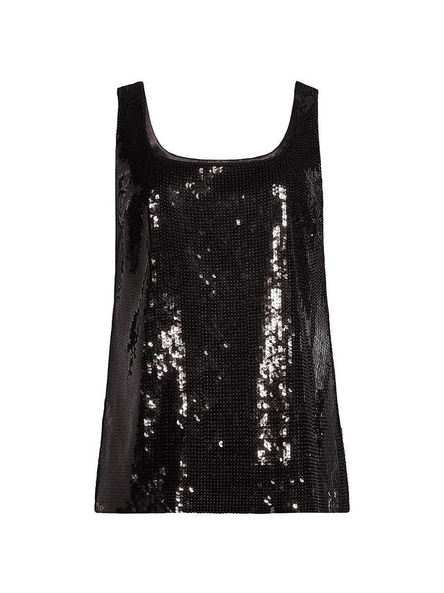 Womens Gillian Sleeveless Sequined Top Product Image