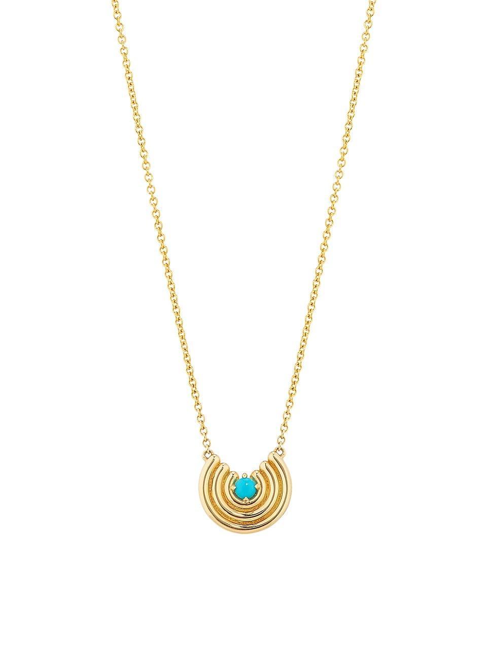 Womens Revival 14K Yellow Gold & Gemstone Pendant Necklace Product Image