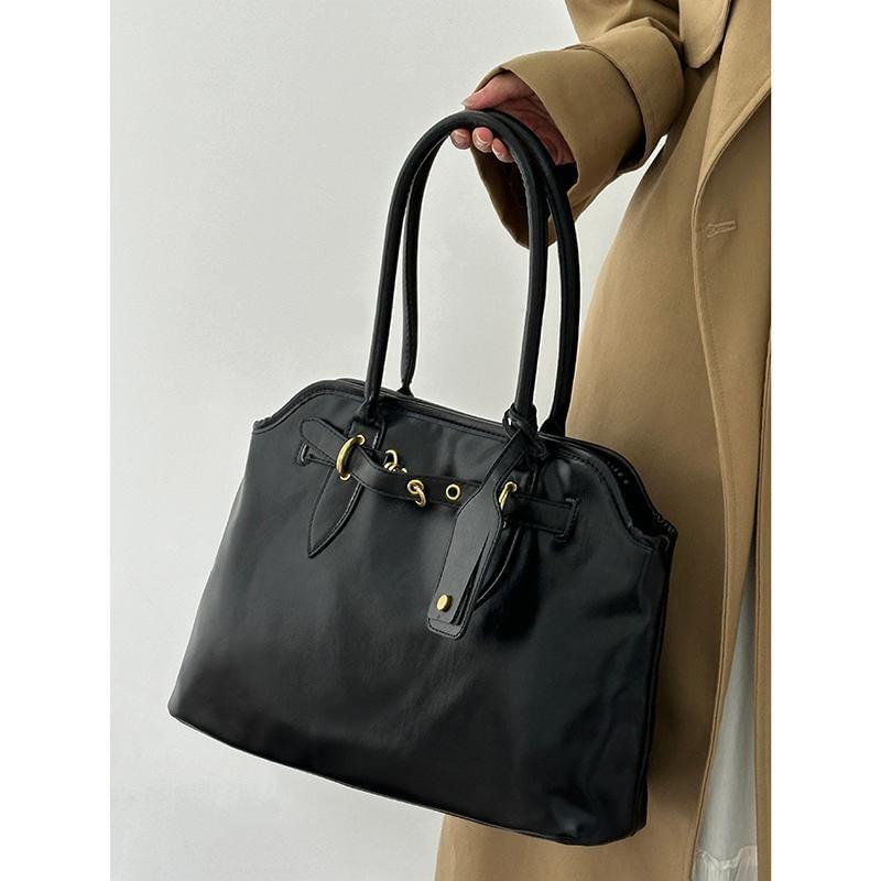 Faux Leather Tote Bag product image