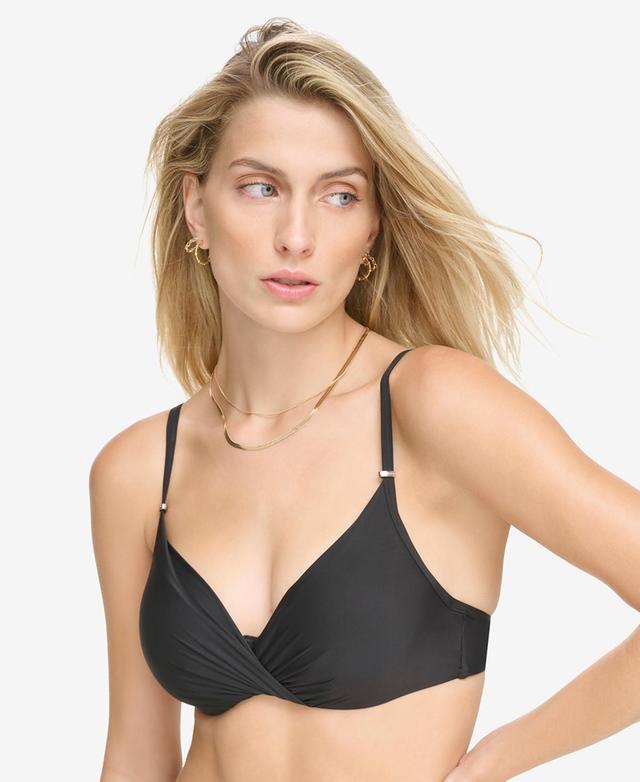 Calvin Klein Pleated Underwire Bikini Top Product Image