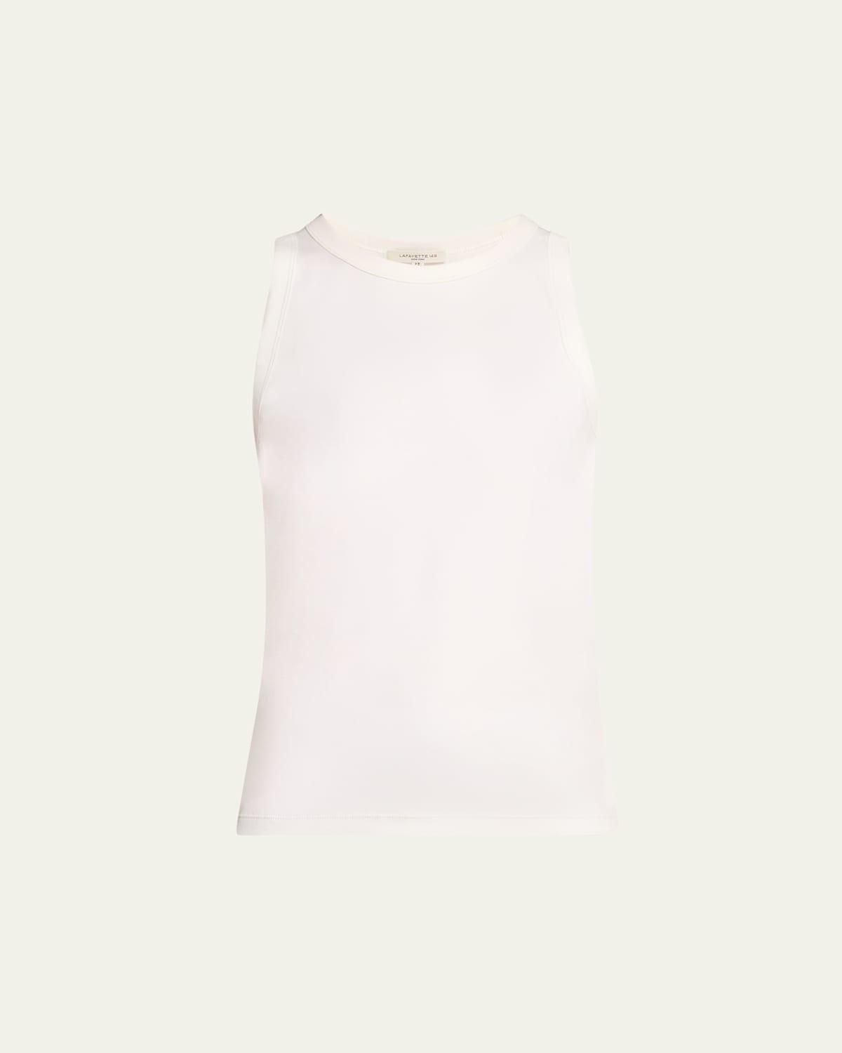 Swiss Cotton Rib Racerback Tank Product Image