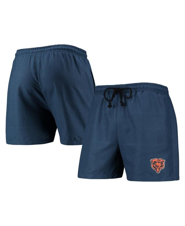 Mens FOCO Chicago Bears Magic Print Palm Traditional Swim Shorts Blue Product Image