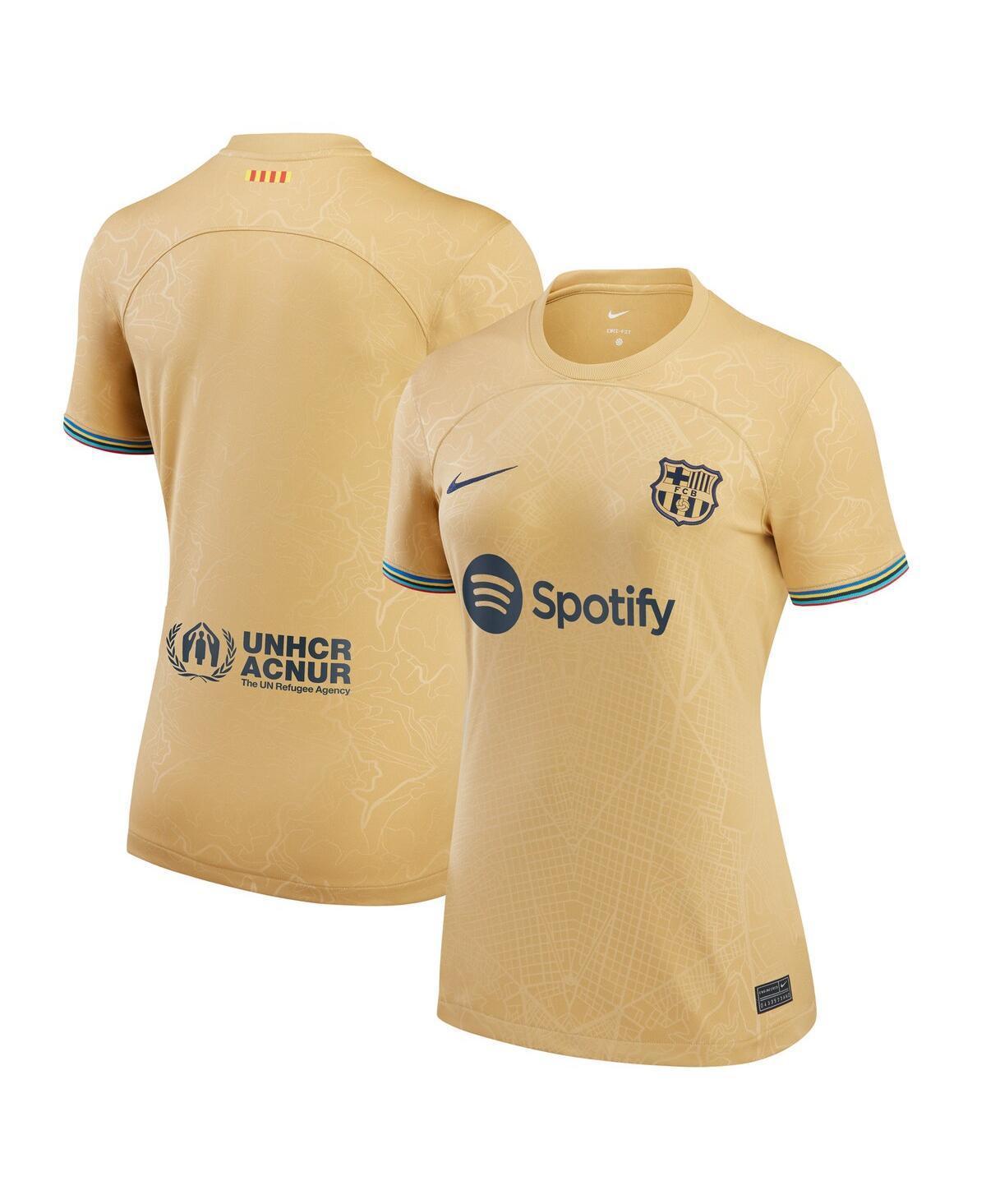 Womens Nike Yellow Barcelona 2022/23 Away Replica Blank Jersey - Yellow Product Image