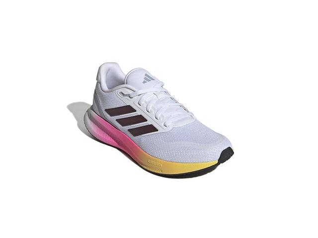 adidas Running Run Falcon 5 W Running Shoes (White/Aurora Met./Black) Women's Running Shoes Product Image