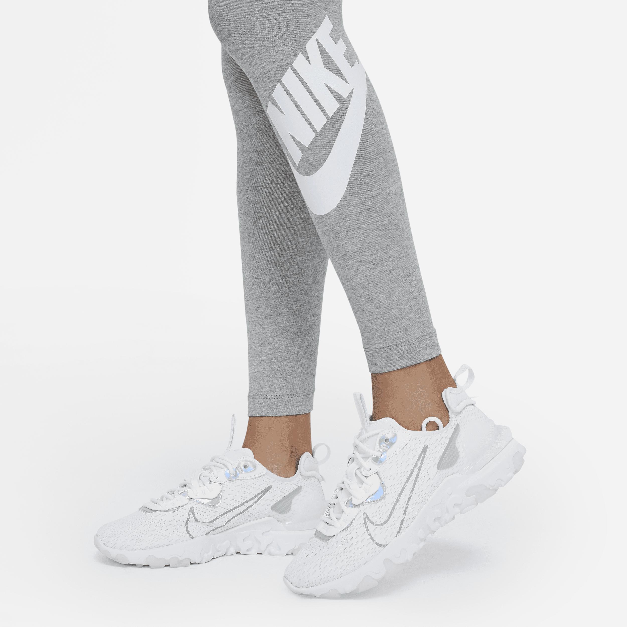 Nike Womens Nike Essential Leggings 2.0 - Womens Grey/White Product Image