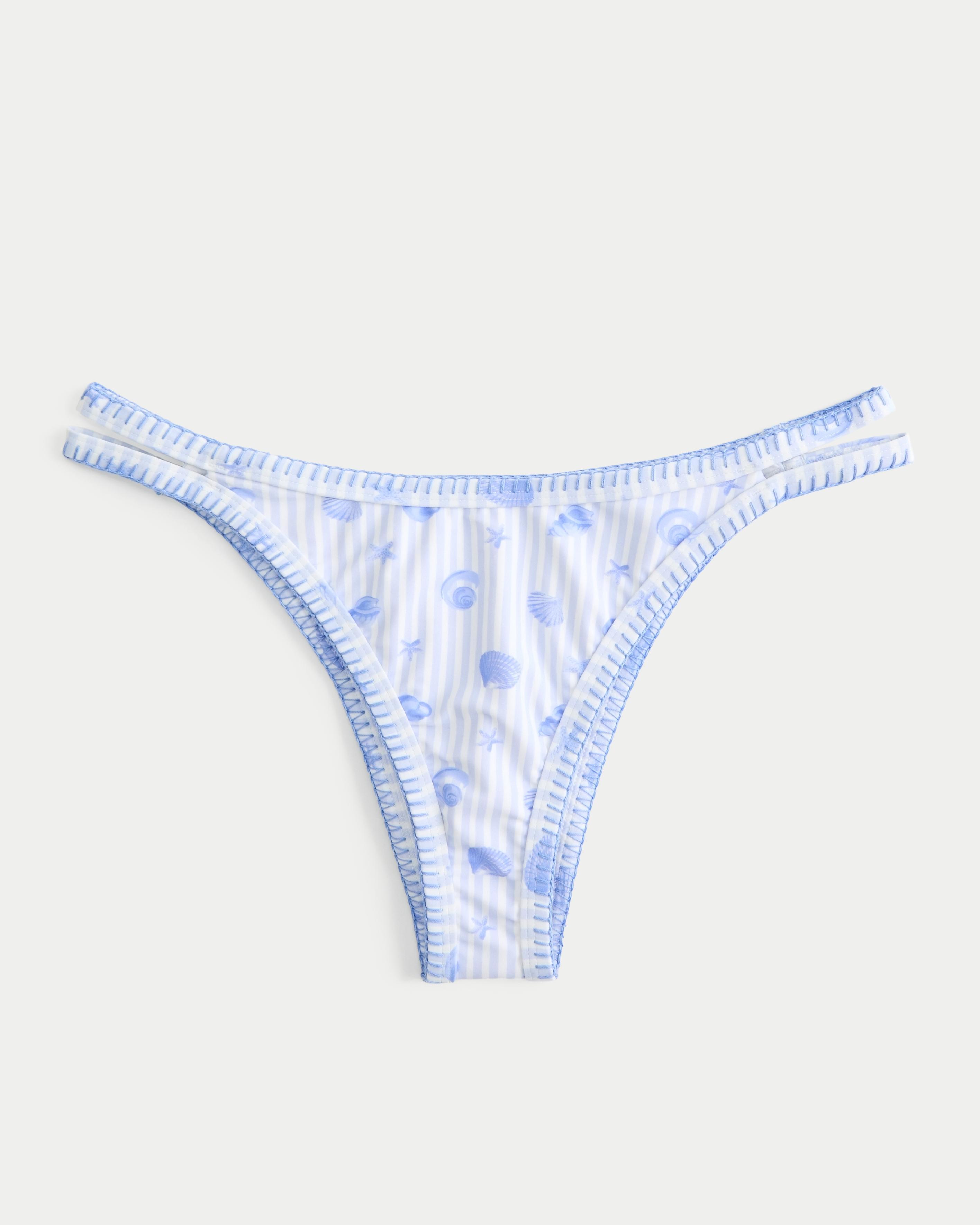 Strappy High-Leg Cheekiest Bikini Bottom Product Image