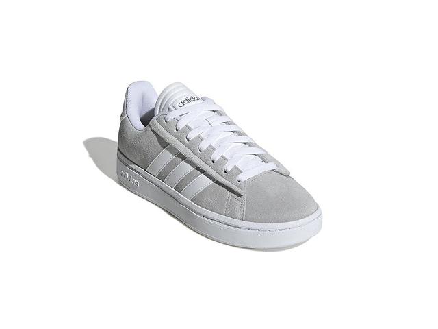 adidas Grand Court Alpha Cloudfoam (Grey/White/Silver Metallic) Women's Shoes Product Image