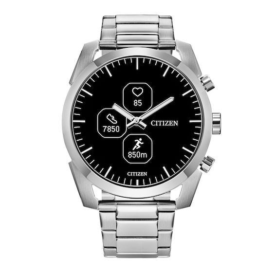 Citizen Mens Cz Smart Hybrid Sport Stainless Steel Bracelet Smart Watch 43mm Product Image