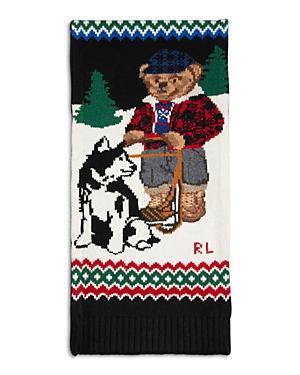 Polo Ralph Lauren Holiday Bear Intarsia Scarf Product Image