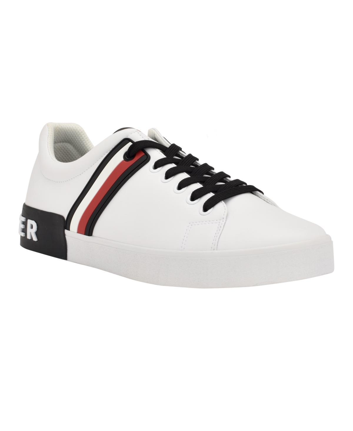 Tommy Hilfiger Mens Ramus Stripe Lace-Up Sneakers Product Image