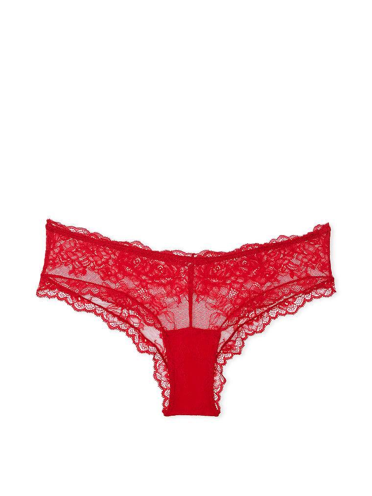 Rose Lace High-Leg Cheeky Panty Product Image