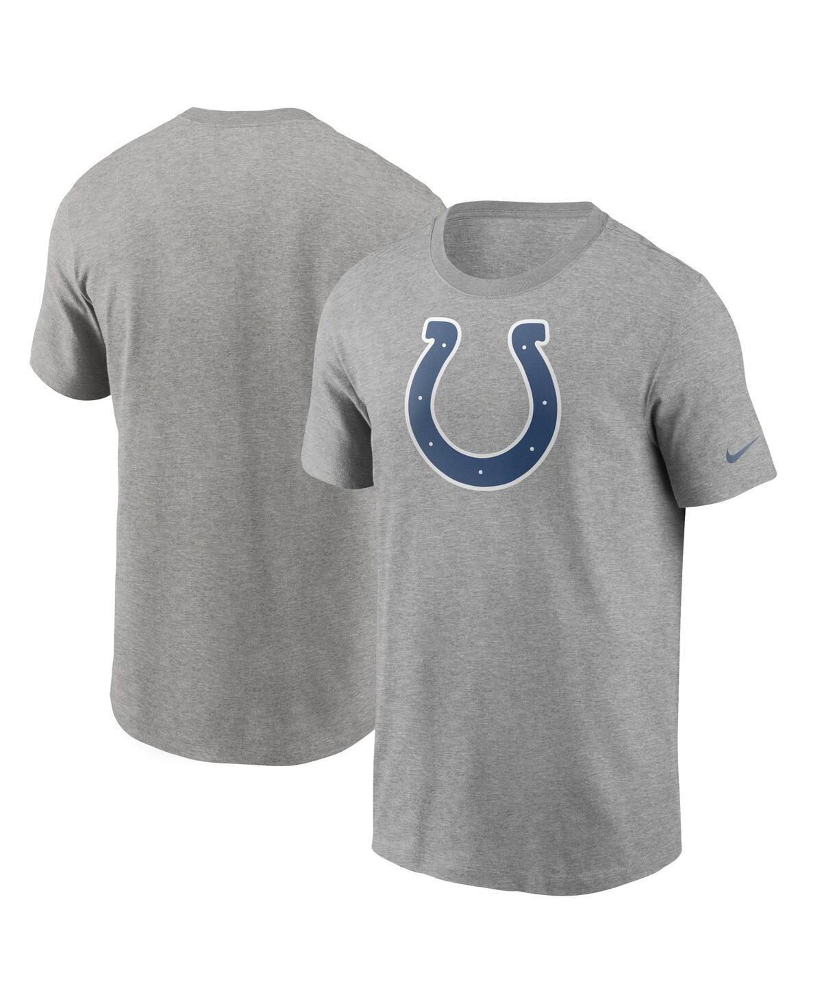 Mens Nike Heathered Gray Indianapolis Colts Primary Logo T-Shirt Product Image