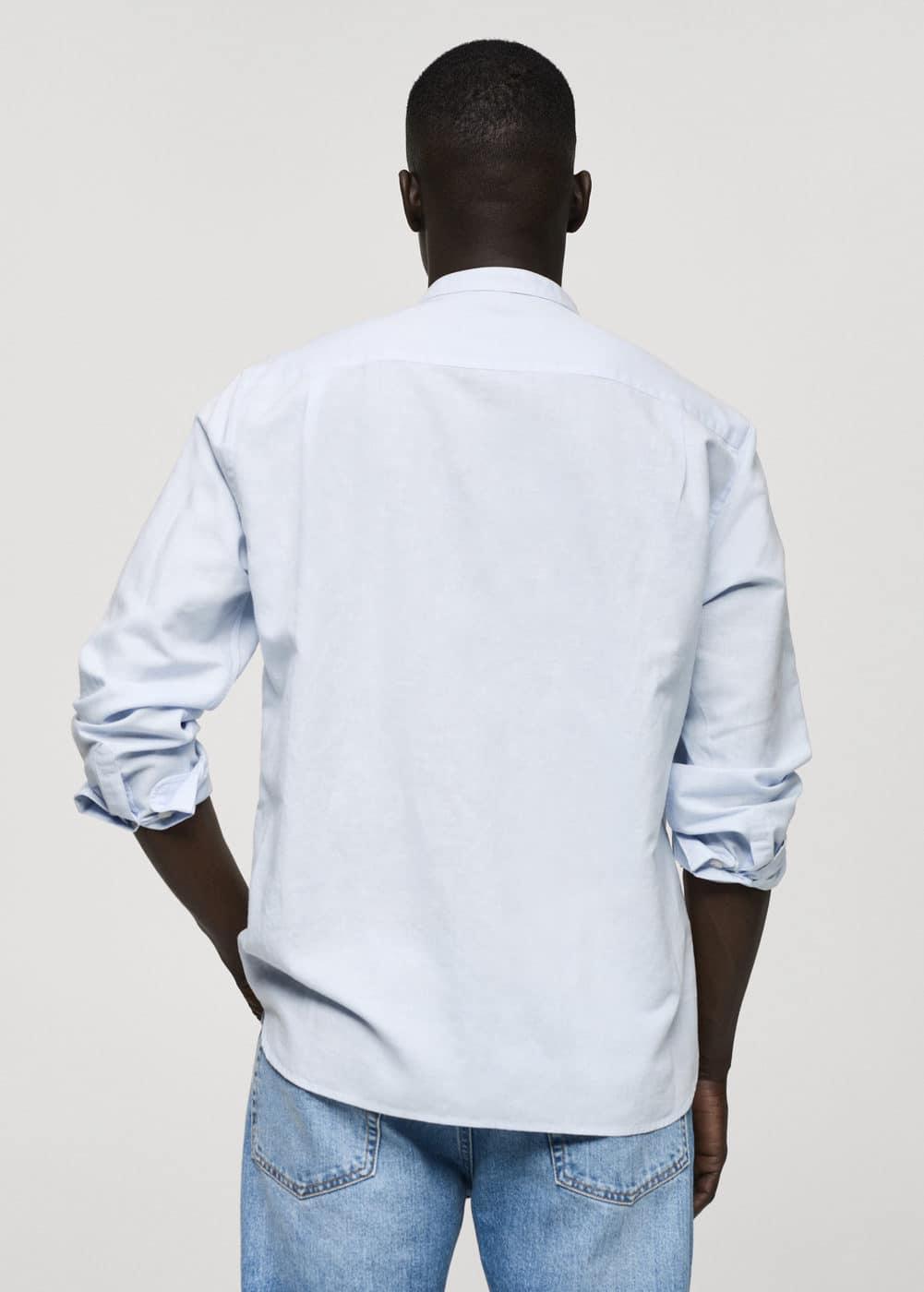 Mango Mens Linen Blend Shirt Product Image