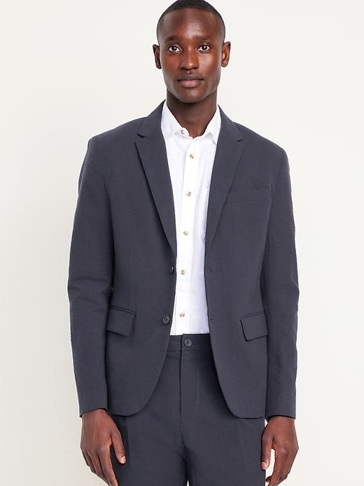 Seersucker Blazer Product Image