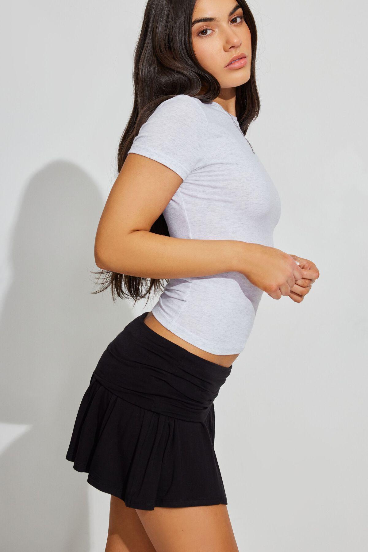 Flowy Knit Mini Skort Product Image