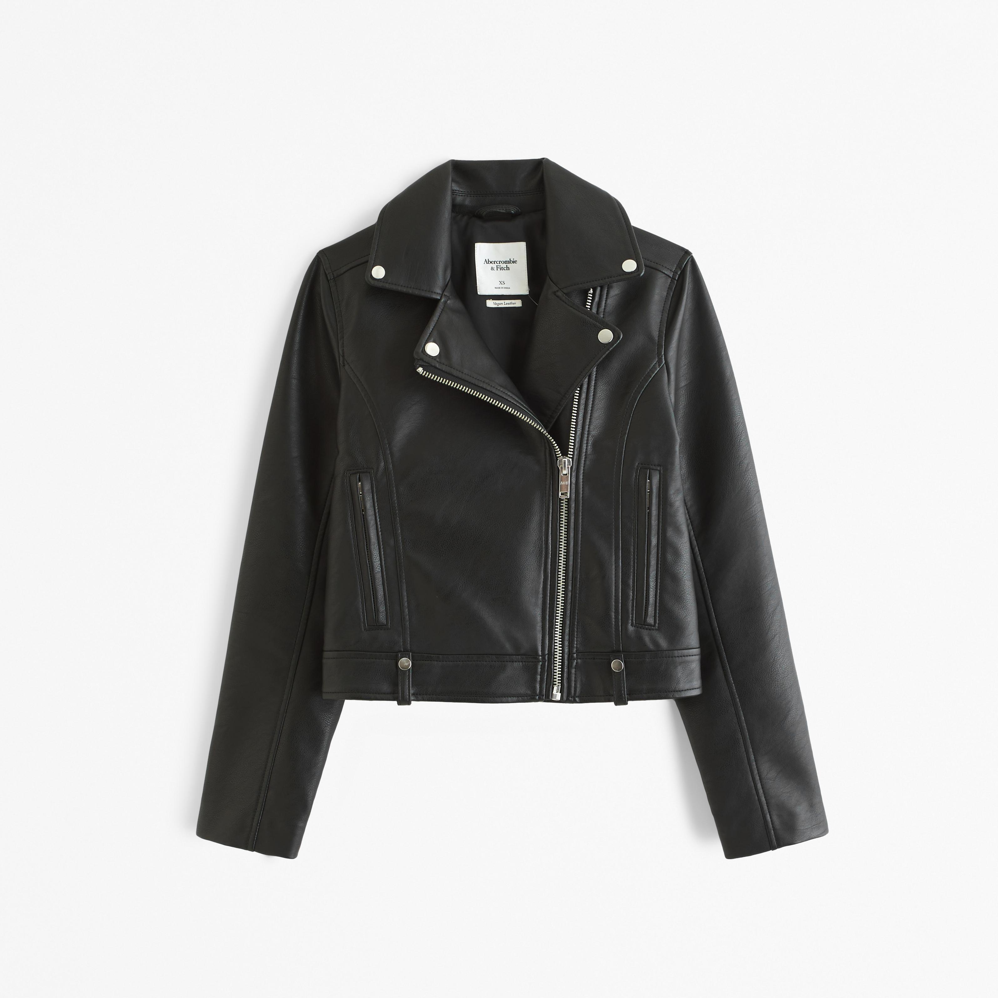 Vegan Leather Moto Jacket product image