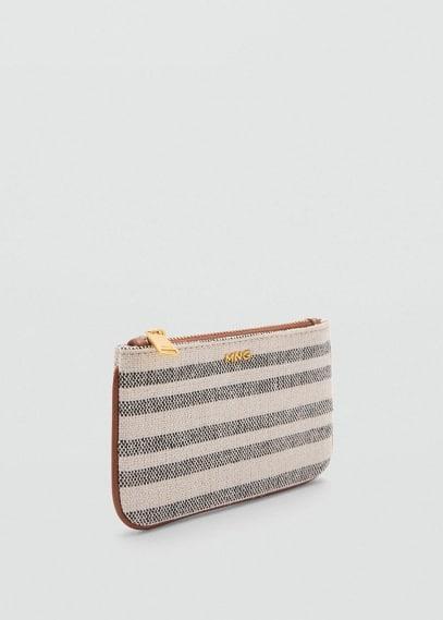 MANGO - Stripe-print wallet - One size - Women Product Image